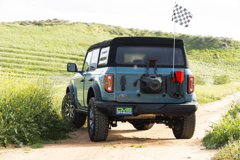 DV8 Offroad TCBR-04 - DVETCBR-04 - DV8 Offroad 2021-2025 Ford Bronco Tailgate Reinforcement Molle Panel - Shipped in Europe - Tuningsupply.com