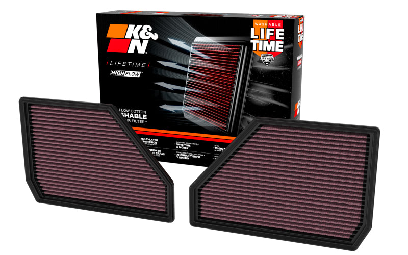 K&N Engineering 33-5144 - KNN33-5144 - K&N 25+ BMW X5 M V8-4.4L High-Flow Replacement Air Filter - Shipped in Europe - Tuningsupply.com