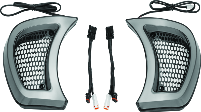 Kuryakyn 2947 - KUR2947 - Kuryakyn Tracer Headlight Vent Accents Road Glide - Shipped in Europe - Tuningsupply.com