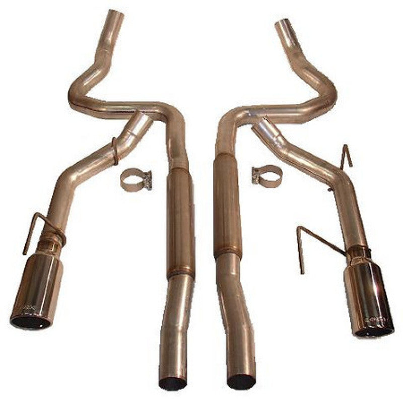 Roush 403936 - RSH403936 - Roush 2005-2009 Ford Mustang GT/GT500 Enhanced Sound Dual Cat-Back Exhaust Kit - Shipped in Europe - Tuningsupply.com