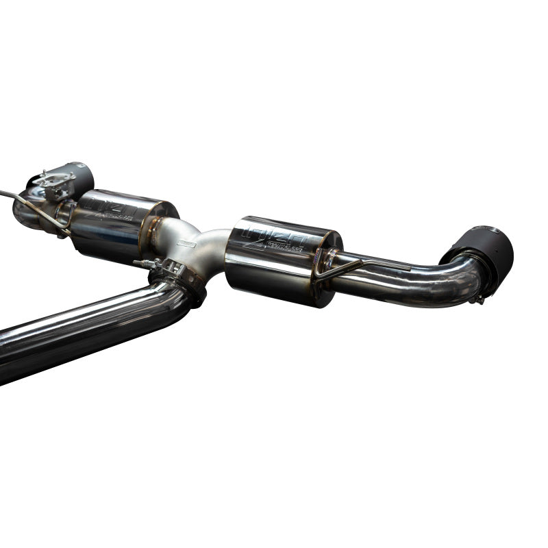 Injen SES2300CF - INJSES2300CF - Injen 20-21 Toyota Supra 3.0L Turbo 6cyl SS Cat-Back Exhaust w/ Carbon Fiber Tips - Shipped in Europe - Tuningsupply.com