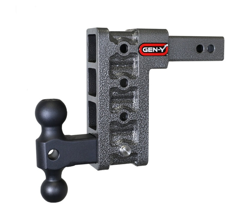 GEN-Y Hitch GH-314 - GENGH-314 - Gen-Y Mega Duty 2in Shank 7.5in Drop 1.5K TW 10K Hitch w/GH-031 Dual-Ball - Shipped in Europe - Tuningsupply.com