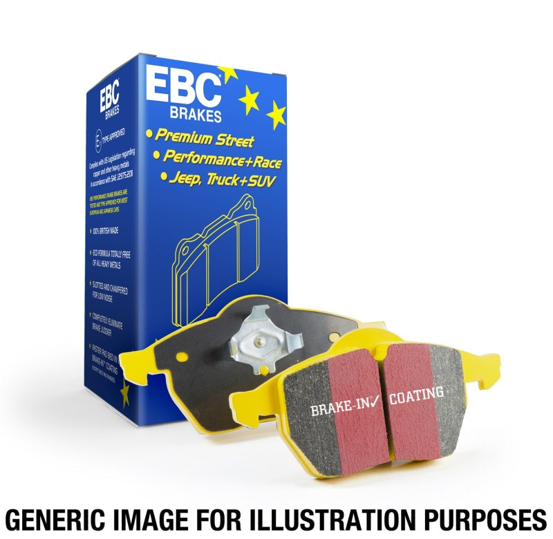EBC DP43098R - EBCDP43098R - EBC 2019+ Chevrolet Silverado 1500 (2WD) Yellowstuff Rear Brake Pads - Shipped in Europe - Tuningsupply.com