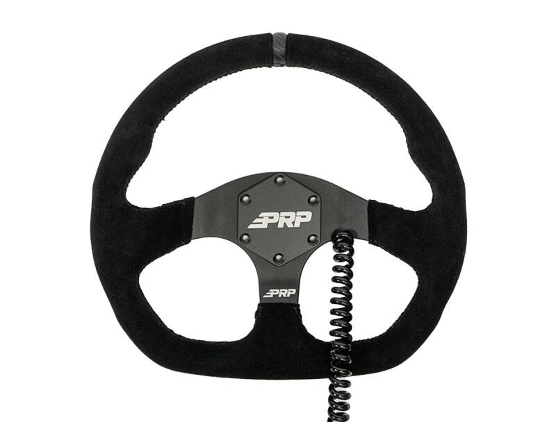 PRP Seats G250-H - PRPG250-H - PRP Heated Comp-R Suede Steering Wheel - Black - Shipped in Europe - Tuningsupply.com