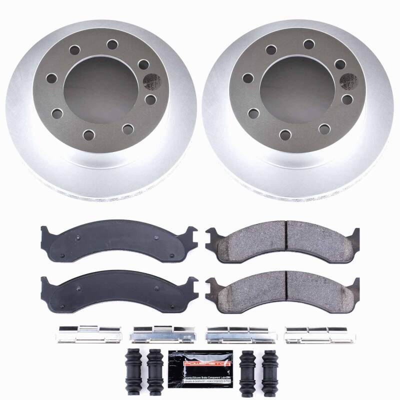 PowerStop CPK2156-23 - PSBCPK2156-23 - Power Stop 00-02 Dodge Ram 2500 Front Z23 Coated Brake Kit - Shipped in Europe - Tuningsupply.com