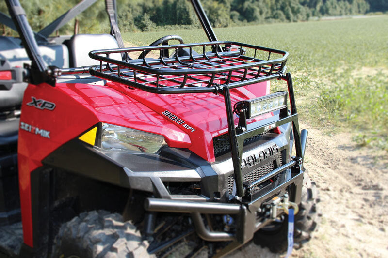 Seizmik 58-08071 - SZM58-08071 - Seizmik 13+ Polaris 500-900 Ranger/XP/Crew Hood Rack - Black - Shipped in Europe - Tuningsupply.com