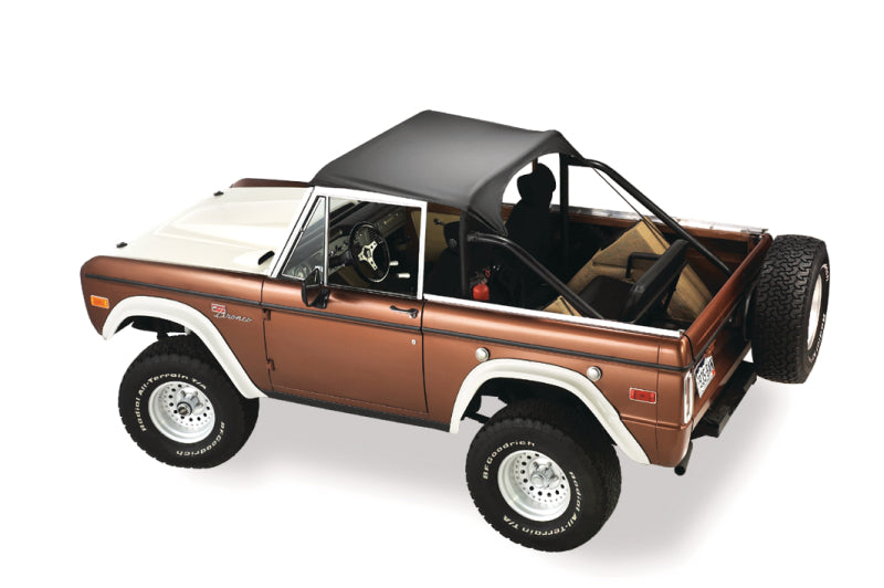 Bestop 52542-01 - BES52542-01 - Bestop 66-77 Bronco Traditional Bikini (Black Crush) - Shipped in Europe - Tuningsupply.com