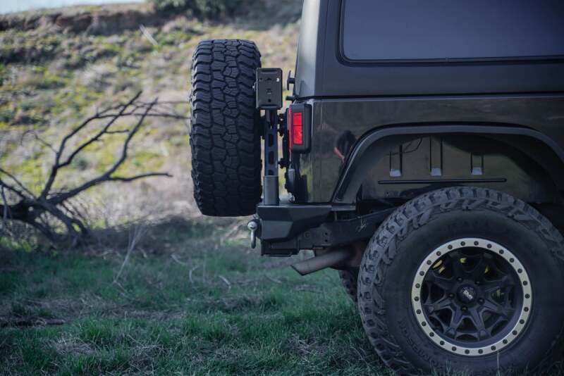 DV8 Offroad TCJK-13 - DVETCJK-13 - DV8 07-18 Jeep Wrangler (JK) Tire Carrier for MTO Bumper - Shipped in Europe - Tuningsupply.com