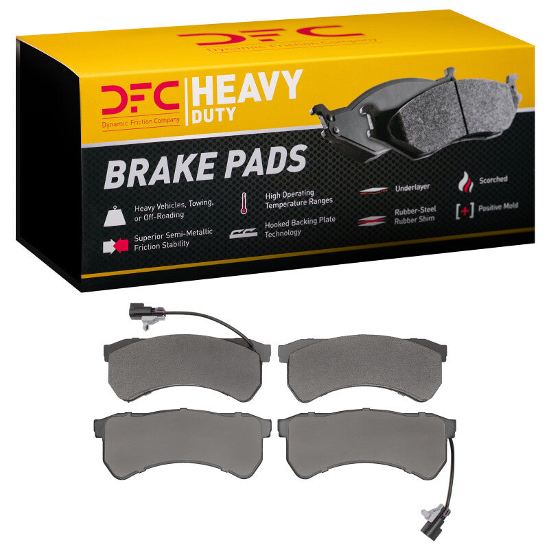 DFC 1214-2175-10 - DFC1214-2175-10 - DFC 16-24 Freightliner MT35 Front/Rear Heavy Duty Pads - Semi Metallic - Shipped in Europe - Tuningsupply.com