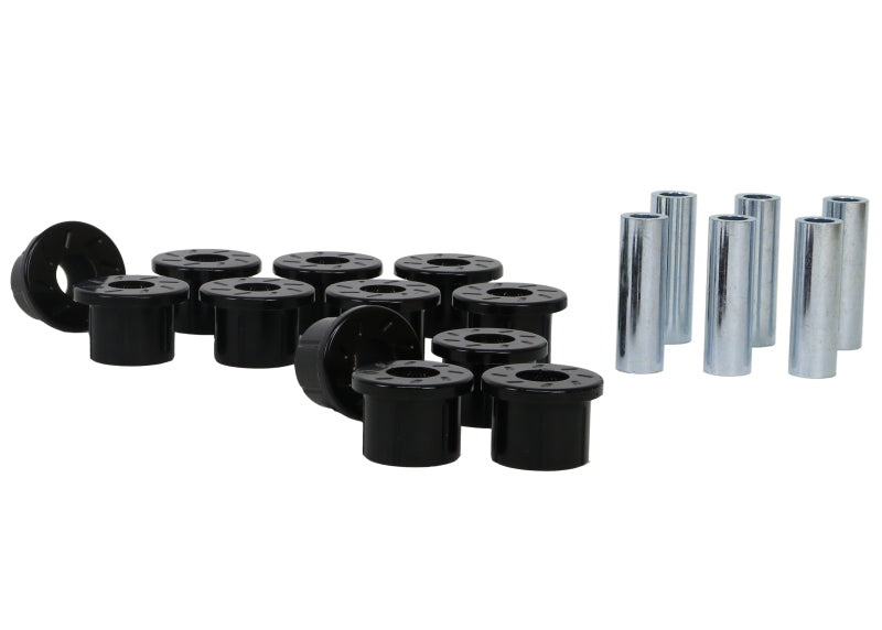 Whiteline W73835 - WHLW73835 - Whiteline 05-13 Toyota Tacoma Rear Spring Bushing Kit - Shipped in Europe - Tuningsupply.com