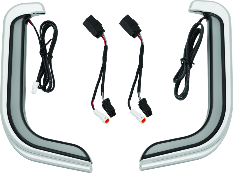 Kuryakyn 2956 - KUR2956 - Kuryakyn Tracer LED Fairing Lower Accents Chrome - Shipped in Europe - Tuningsupply.com