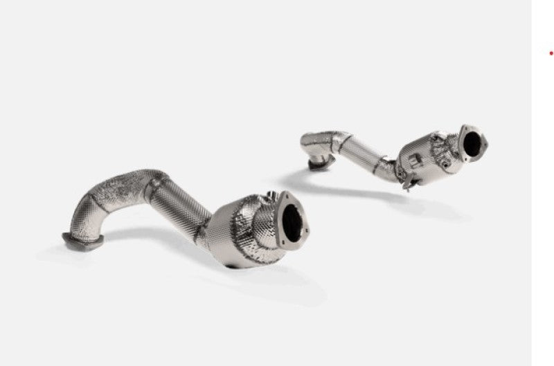 Akrapovic L-PO/T/17 - AKRL-PO/T/17 - Akrapovic 2022+ Porsche 718 Cayman GT4 RS Link-Pipe Set (Titanium) - Shipped in Europe - Tuningsupply.com