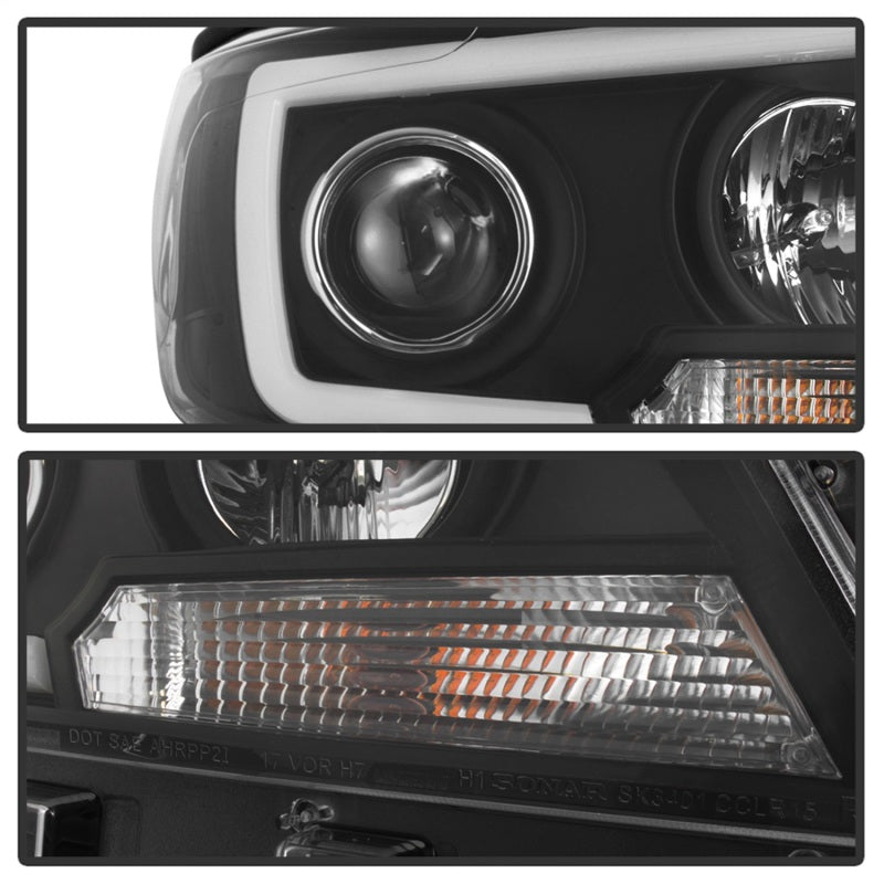 SPYDER 5085283 - SPY5085283 - Spyder 15-17 Chevy Colorado Projector Headlights - Light Bar LED - Black (PRO-YD-CCO15-LBDRL-BK) - Shipped in Europe - Tuningsupply.com