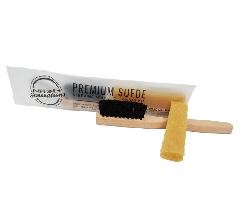 NRG SCK-001 - NRGSCK-001 - NRG Suede Steering Wheel Cleaning Kit- Including Eraser and Horse Brush - Shipped in Europe - Tuningsupply.com