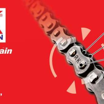 RK Chain 530-100 - RKC530-100 - RK Chain RK-M 530-100L - Natural - Shipped in Europe - Tuningsupply.com