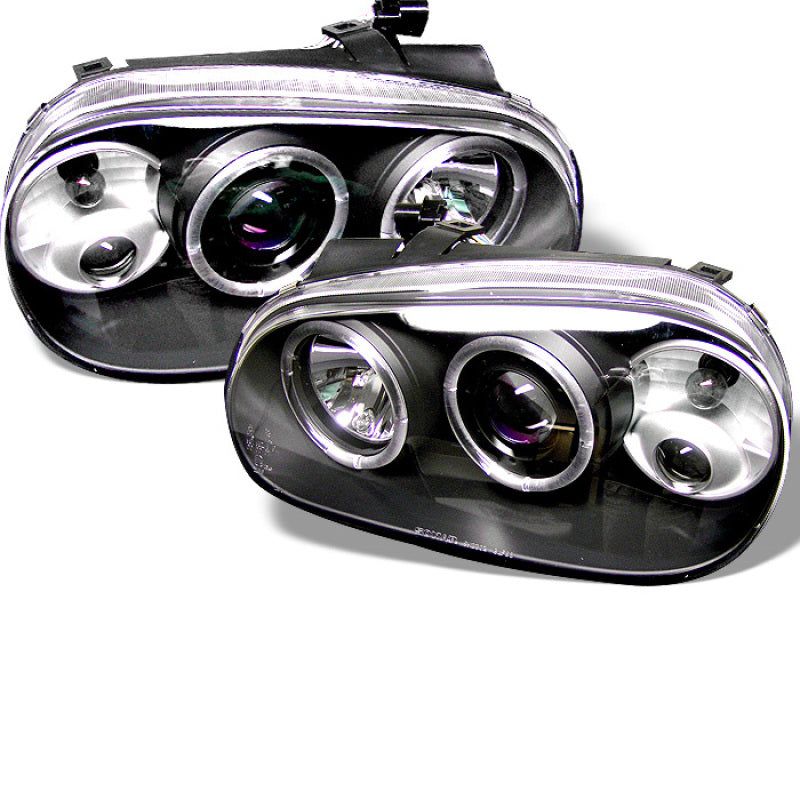 SPYDER 5012159 - SPY5012159 - Spyder Volkswagen Golf IV 99-05 Projector Headlights LED Halo Black High H1 Low H1 PRO-YD-VG99-BK - Shipped in Europe - Tuningsupply.com