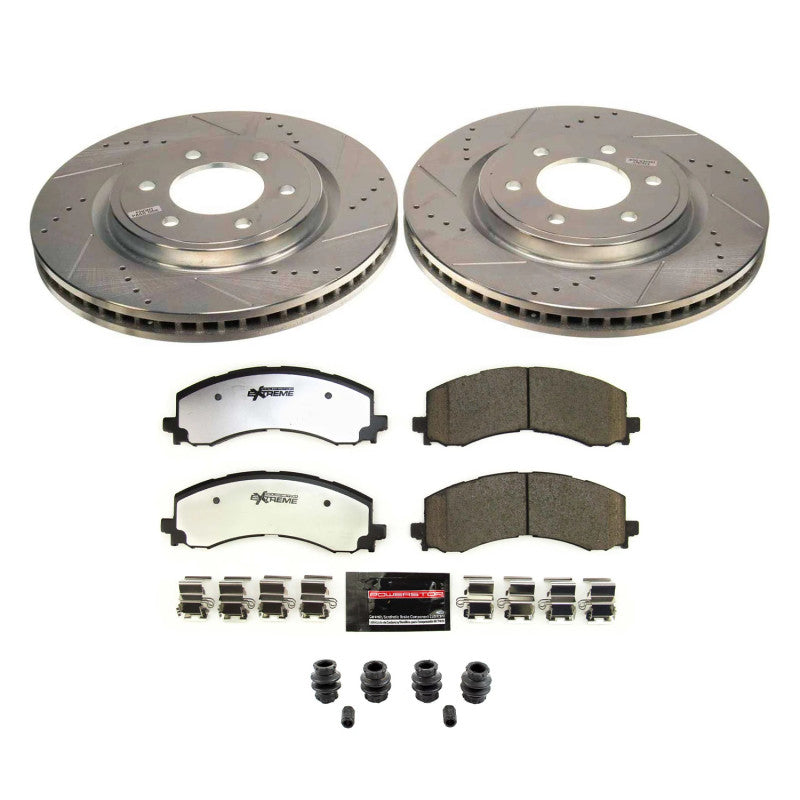 PowerStop K8744-36 - PSBK8744-36 - Power Stop 2022 Lincoln Navigator Front Z36 Truck & Tow Brake Kit - Shipped in Europe - Tuningsupply.com