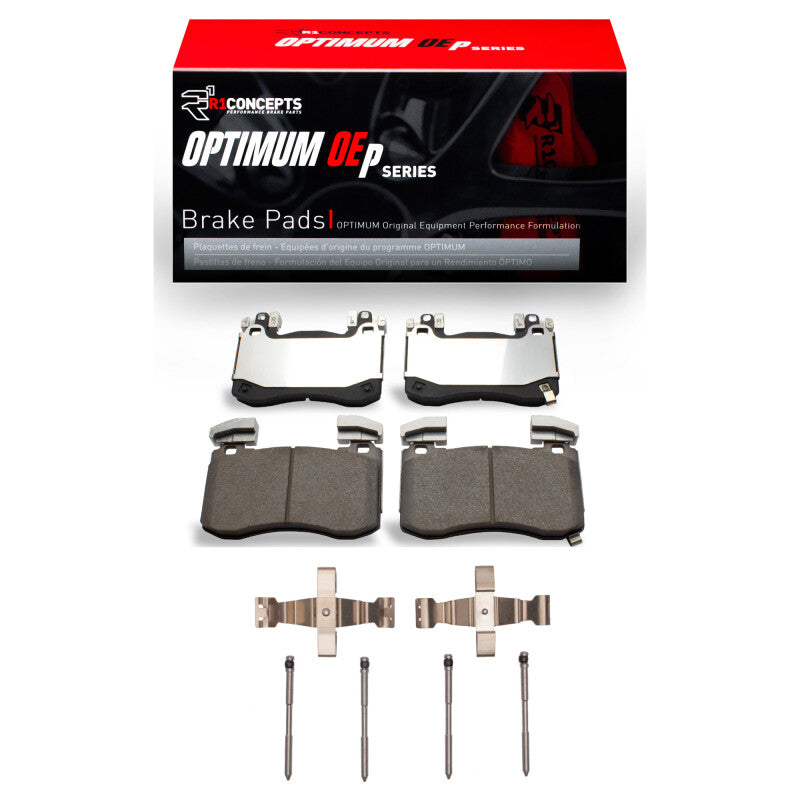 R1 Concepts 2551-2145-01 - RNC2551-2145-01 - R1 2018-2025 Genesis G70 Front R1 Optimum OE Pads & Hardware Kit - Shipped in Europe - Tuningsupply.com