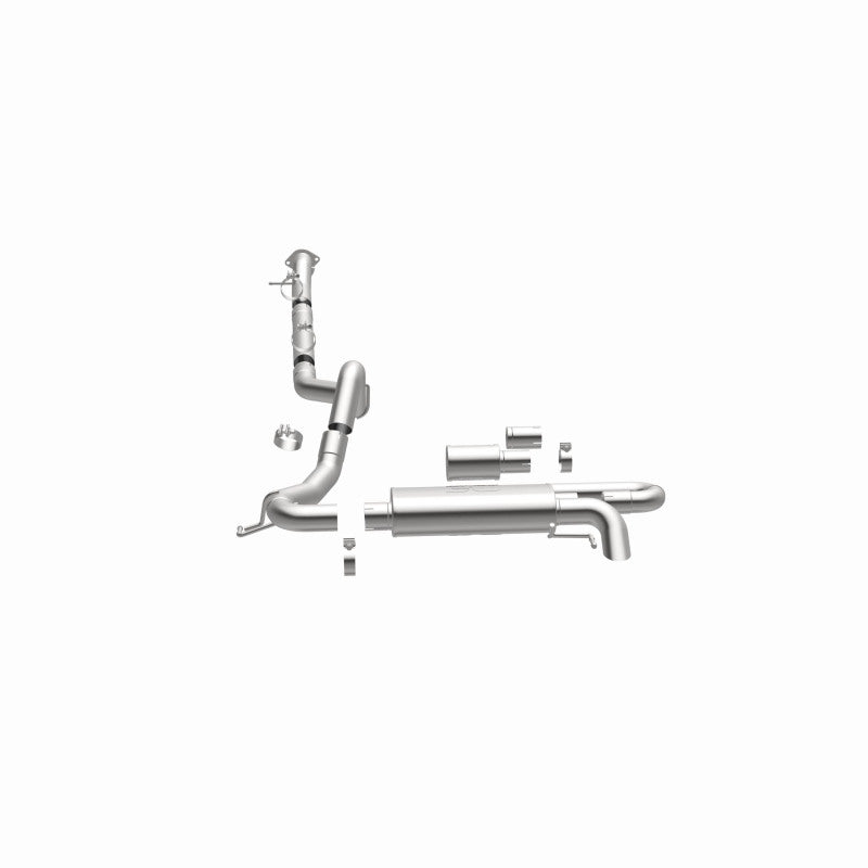Magnaflow 19559 - MAG19559 - MagnaFlow 2021 Ford Bronco Overland Series Cat-Back Exhaust w/ Single Straight Driver Exit- No Tip - Shipped in Europe - Tuningsupply.com