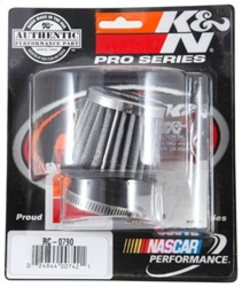 K&N Engineering RC-0790 - KNNRC-0790 - K&N Universal Chrome Filter 1 3/8 inch FLG / 2 1/2 inch Base / 2 inch Top / 2 1/4 inch Height - Shipped in Europe - Tuningsupply.com