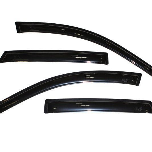 AVS 94455 - AVS94455 - AVS 03-08 Pontiac Vibe Ventvisor Outside Mount Window Deflectors 4pc - Smoke - Shipped in Europe - Tuningsupply.com