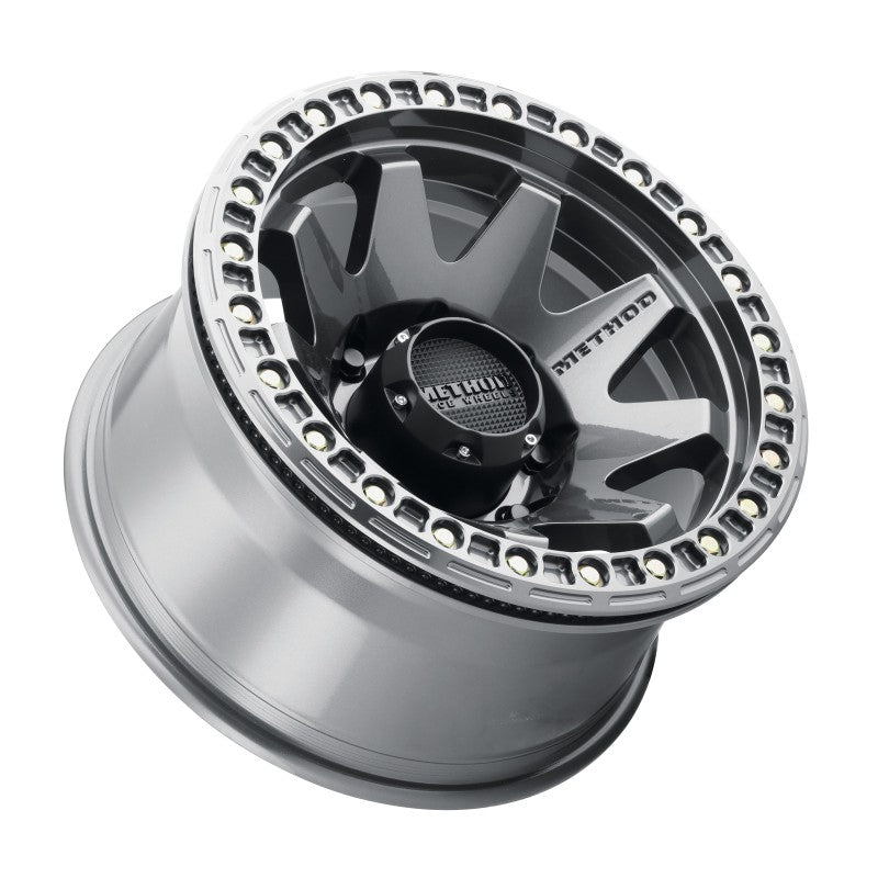 Method Wheels - MRWMR10879080844B - Method MR108 17x9 -44mm Offset 8x6.5 130.81mm CB Gloss Titanium w/BH-H24125-38 Wheel - Shipped in Europe - Tuningsupply.com