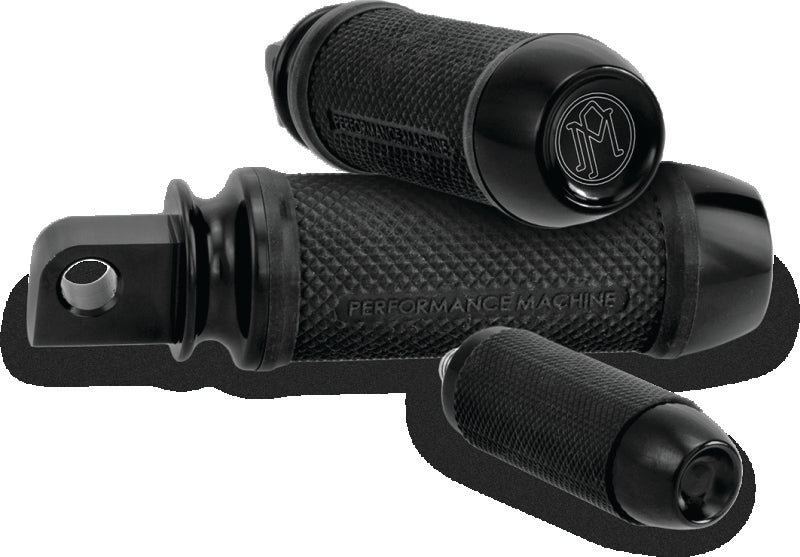 Performance Machine 0035-0094-B - PFM0035-0094-B - Performance Machine Footpegs Elite - Black Ano - Shipped in Europe - Tuningsupply.com