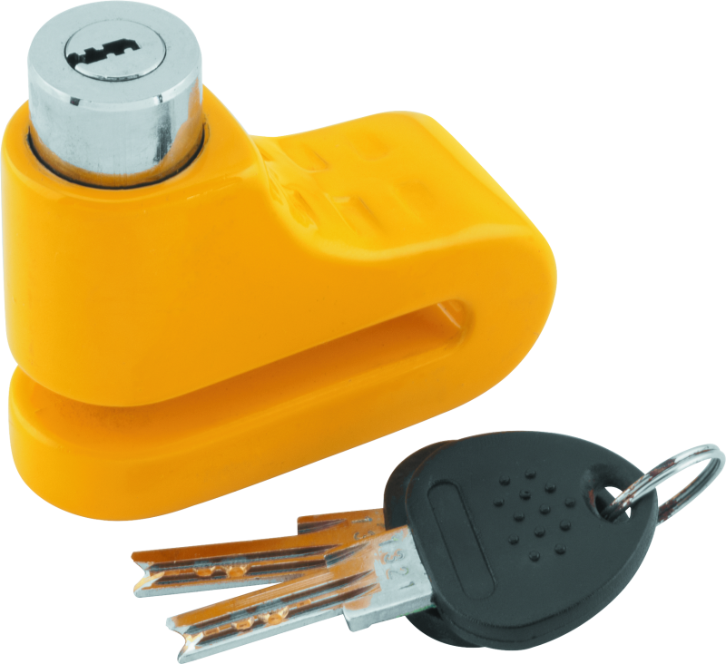 BikeMaster 132247 - BKM132247 - Bully Lock Disc Lock 5.5mm - Yellow - Shipped in Europe - Tuningsupply.com