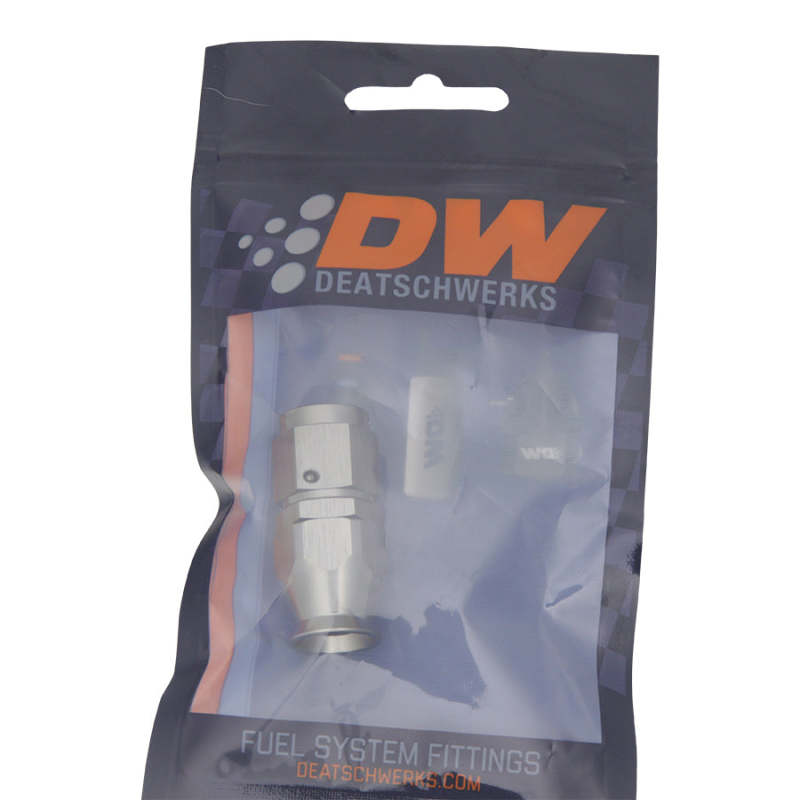 DeatschWerks 6-02-0850 - DWK6-02-0850 - DeatschWerks 6AN Female Swivel Straight Hose End PTFE (Incl. 1 Olive Insert) - Shipped in Europe - Tuningsupply.com