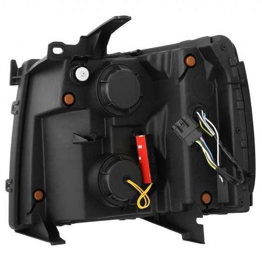 AlphaRex 880208 - ARX880208 - AlphaRex 07-13 Chevy 1500HD(NewBody) NOVA LED Proj Headlight Plank Sty Glos Blk w/Activ Lite/Seq Sig - Shipped in Europe - Tuningsupply.com