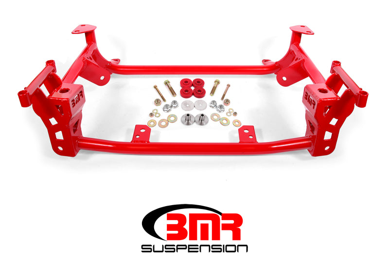 BMR Suspension - BMRKM761R - BMR 15+ Ford Mustang GT Lightweight K-Member - Red - Shipped in Europe - Tuningsupply.com