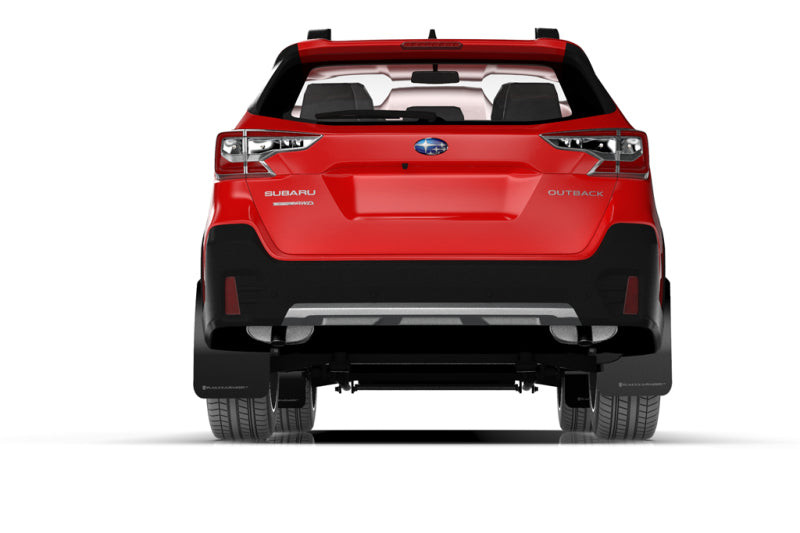 Rally Armor MF66-UR-RD/WH - RALMF66-UR-RD/WH - Rally Armor 20-25 Subaru Outback Red UR Mud Flap w/White Logo - Shipped in Europe - Tuningsupply.com