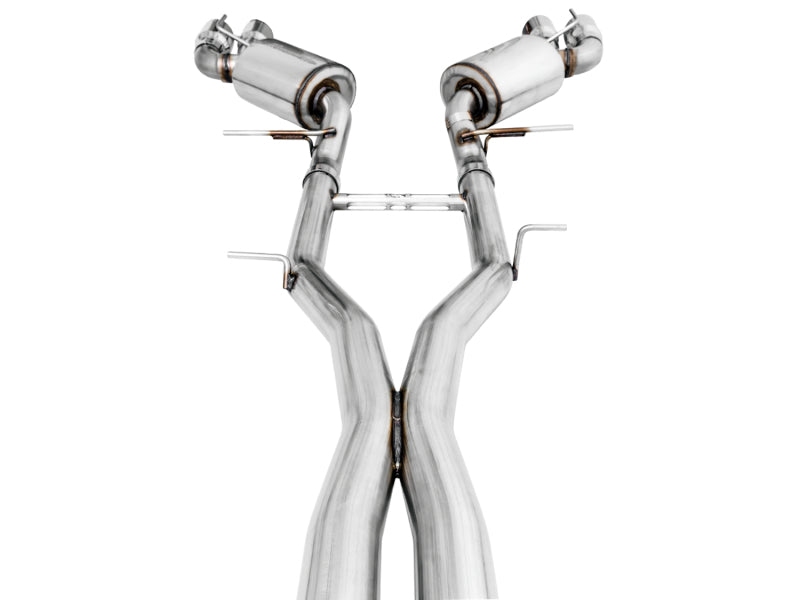 AWE Tuning 3015-42092 - AWE3015-42092 - AWE Tuning 16-19 Chevy Camaro SS Res Cat-Back Exhaust -Touring Edition (Quad Chrome Silver Tips) - Shipped in Europe - Tuningsupply.com