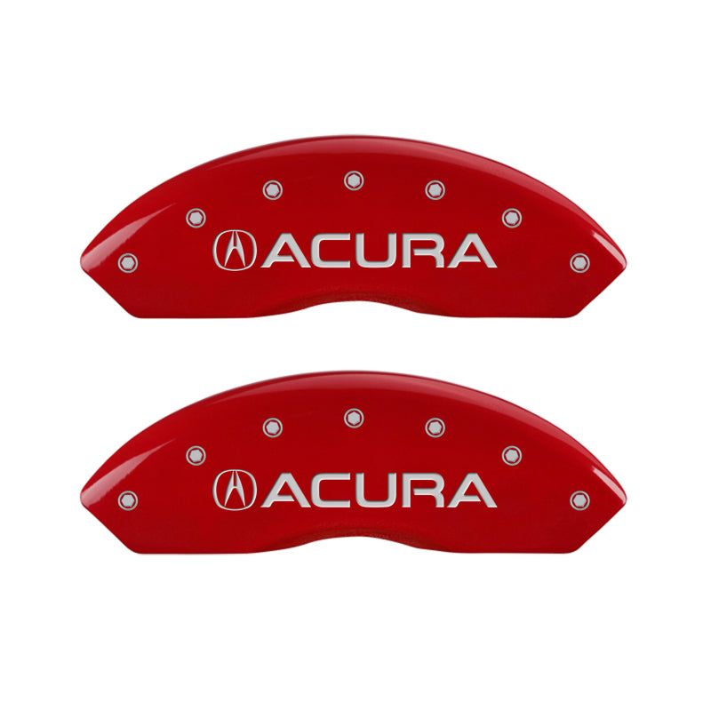MGP 39018STLXRD - MGP39018STLXRD - MGP 4 Caliper Covers Engraved Front Acura Engraved Rear TLX Red finish silver ch - Shipped in Europe - Tuningsupply.com