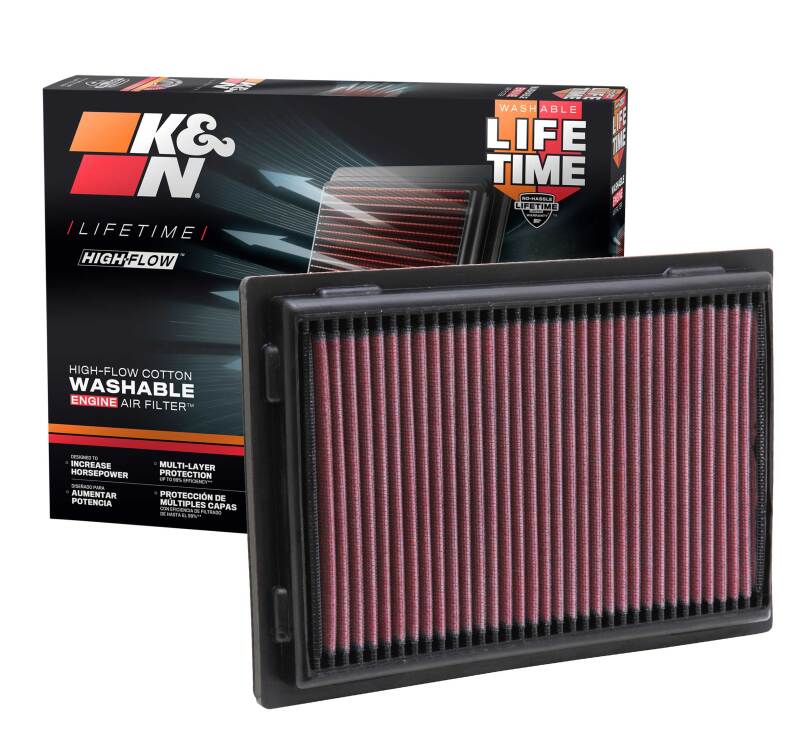 K&N Engineering 33-2381 - KNN33-2381 - K&N 07 Lexus LS460 4.6L-V8 Drop In Air Filter - Shipped in Europe - Tuningsupply.com