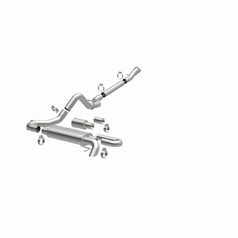 Magnaflow 19559 - MAG19559 - MagnaFlow 2021 Ford Bronco Overland Series Cat-Back Exhaust w/ Single Straight Driver Exit- No Tip - Shipped in Europe - Tuningsupply.com