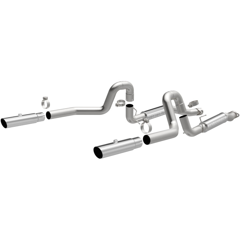 Magnaflow 16394 - MAG16394 - MagnaFlow 99-04 Mustang Mach 1 V8 4.6L Dual Split Rear Exit Stainless Cat-Back Performance Exhaust - Shipped in Europe - Tuningsupply.com