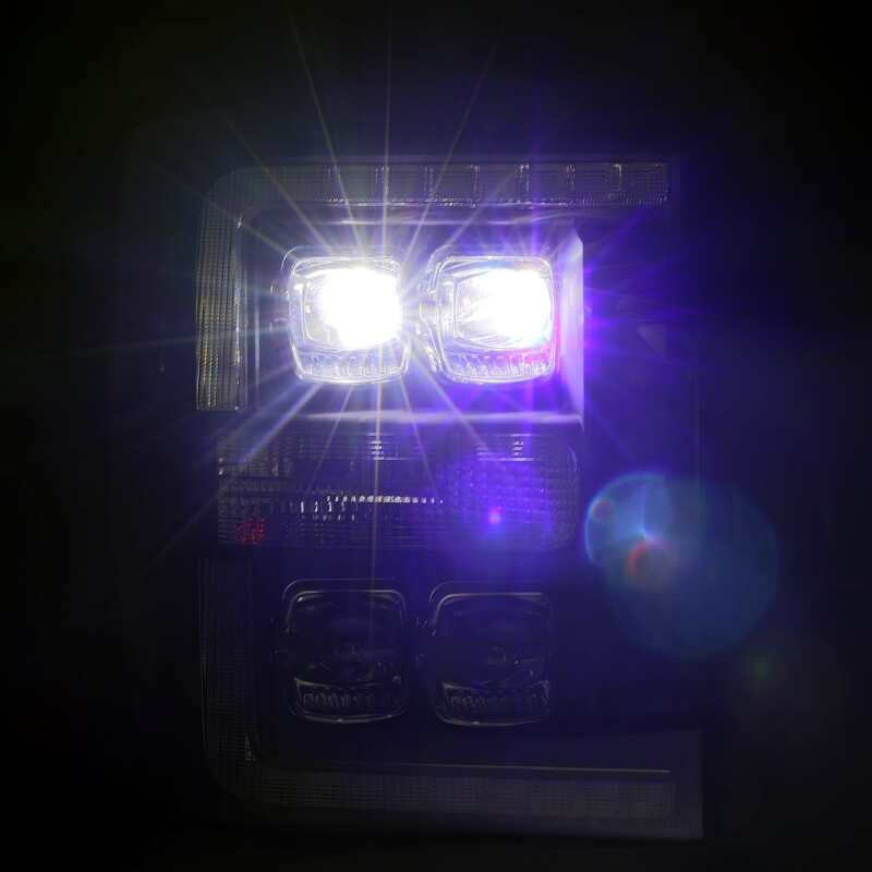 AlphaRex 880149 - ARX880149 - AlphaRex 11-16 Ford F-350 SD NOVA LED Projector Headlights Plank Style Blk w/Activ Light/Seq Signal - Shipped in Europe - Tuningsupply.com