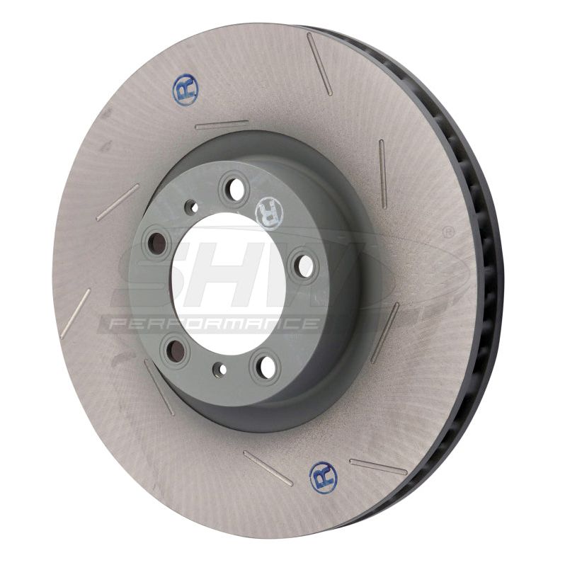 SHW Performance PFR39722 - SHWPFR39722 - SHW 11-16 Porsche Panamera 4 3.6L w/o Ceramics Right Front Slotted Monobloc Brake Rotor (298615302B) - Shipped in Europe - Tuningsupply.com