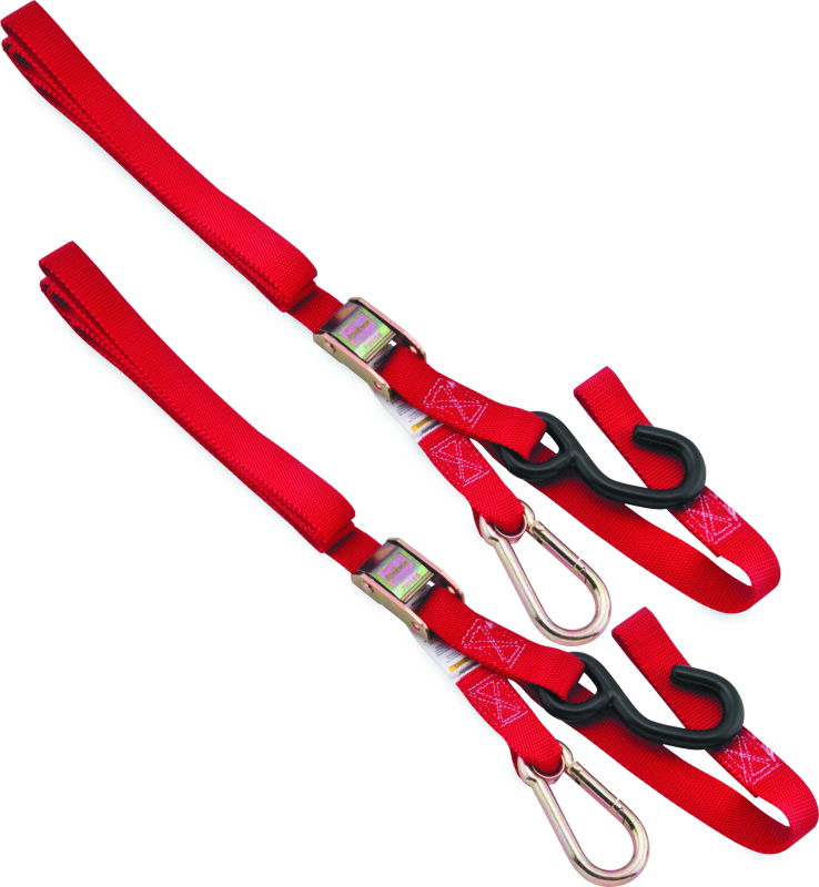 BikeMaster 100536 - BKM100536 - BikeMaster Tiedown Carabiner Softhook - Red - Shipped in Europe - Tuningsupply.com