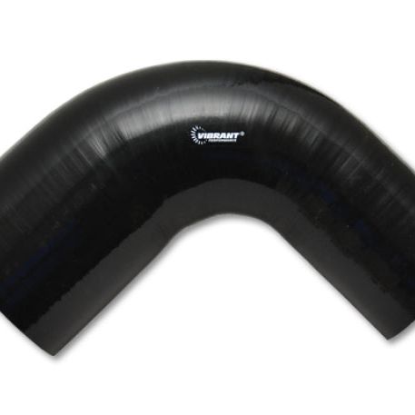 Vibrant 2781 - VIB2781 - Vibrant 4 Ply Reinforced Silicone 90 degree Transition Elbow - 2.5in I.D. x 2.75in I.D. (BLACK) - Shipped in Europe - Tuningsupply.com