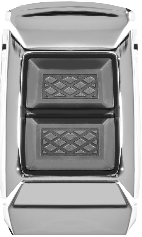 Kuryakyn 10045-1 - KUR10045-1 - Kuryakyn Enygma Brake Pedal Pad FL Touring Models - Chrome - Shipped in Europe - Tuningsupply.com