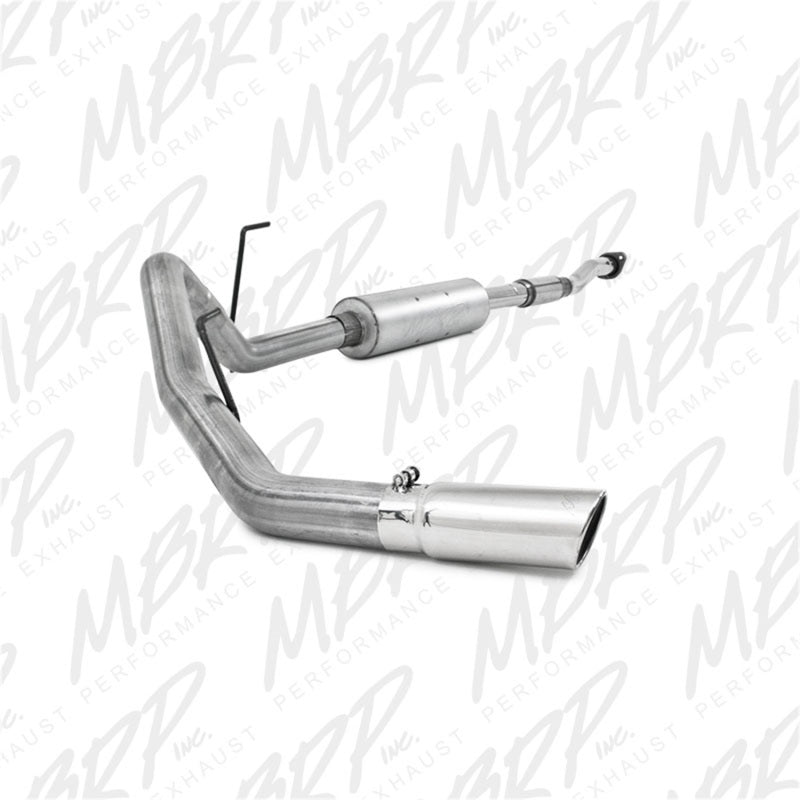 MBRP PS5230AL - MBRPS5230AL - MBRP 11-12 Ford F150 3in Cat Back Single Side Exit Alum Exhaust System - Shipped in Europe - Tuningsupply.com
