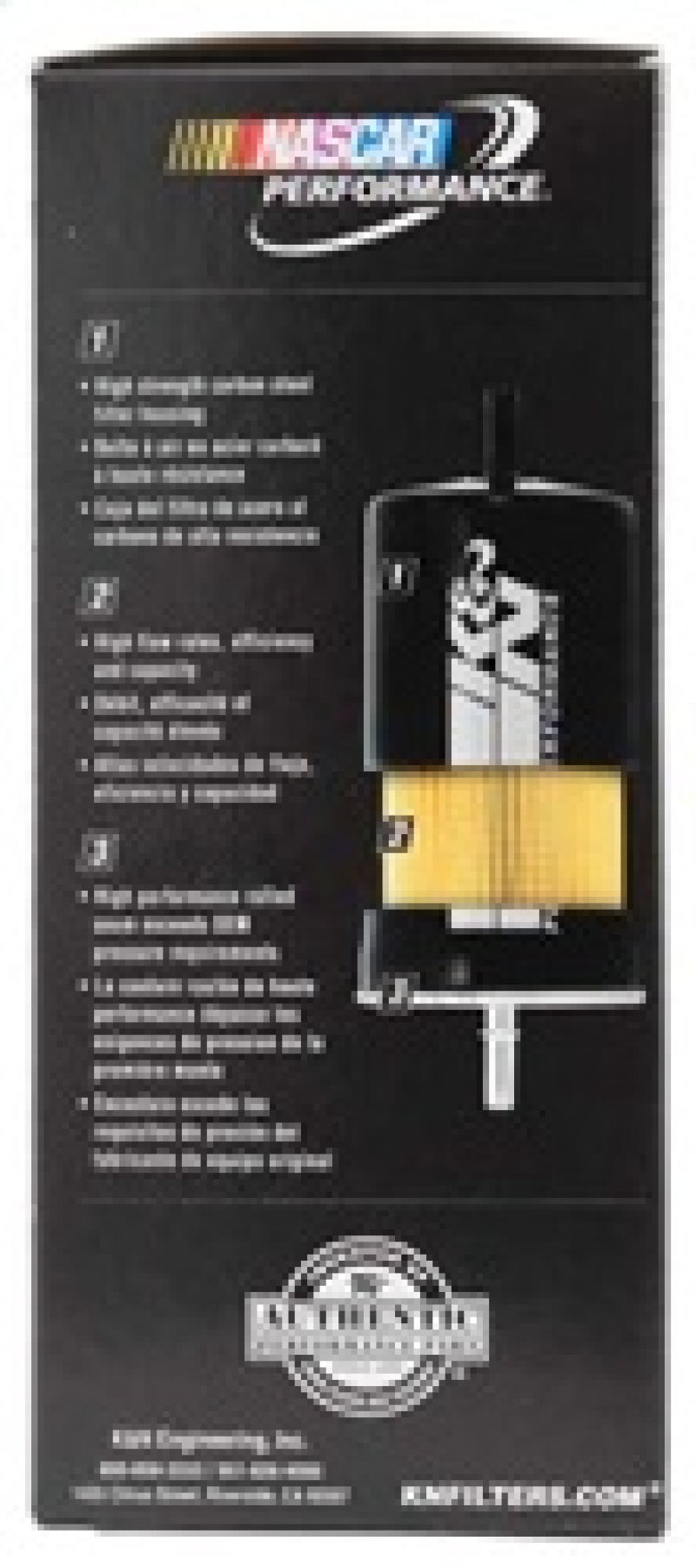 K&N Engineering PF-2200 - KNNPF-2200 - K&N Cellulose Media Fuel Filter 3in OD x 5.625in L - Shipped in Europe - Tuningsupply.com