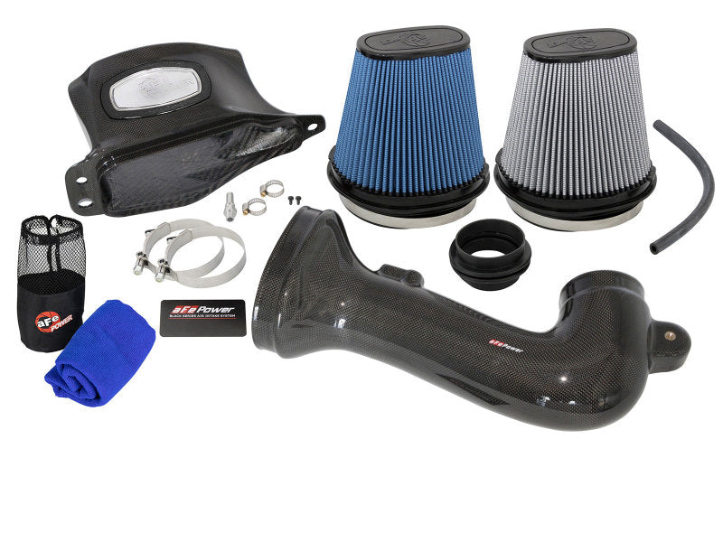 aFe 52-74202-C - AFE52-74202-C - aFe Momentum Carbon Fiber Cold Air Intake System PDS/P5R 15-16 Chevrolet Corvette Z06 V8-6.2L - Shipped in Europe - Tuningsupply.com