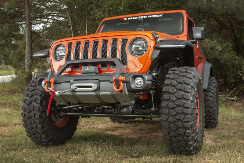 Rugged Ridge - RUG11549.45 - Rugged Ridge 18-21 Jeep Wrangler/Gladiator (JL/JT) Venator Modular Bumper - Black - Shipped in Europe - Tuningsupply.com