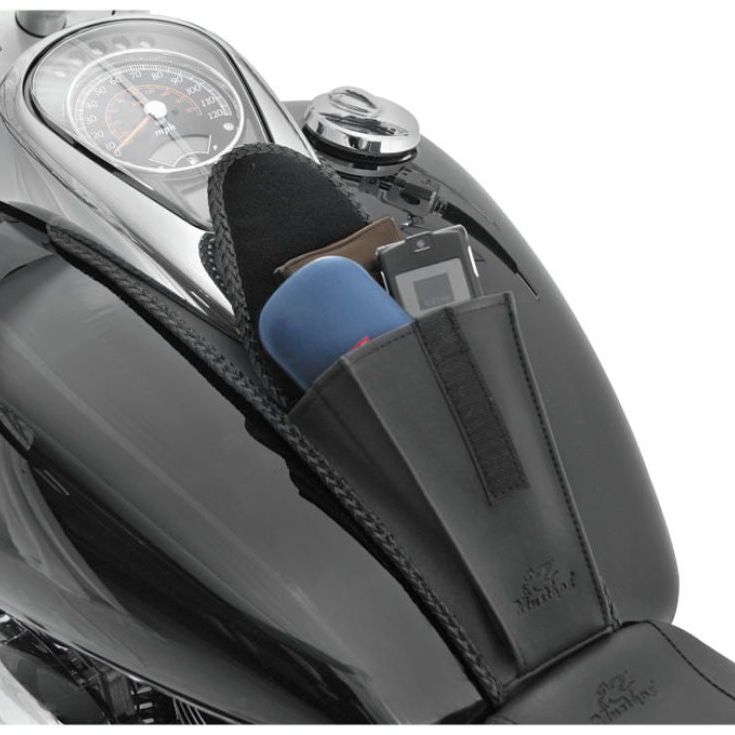 Mustang Motorcycle 93316 - MMP93316 - Mustang 05-08 Suzuki VL800 Volusia, Boulevard C50 Tank Bib - Black - Shipped in Europe - Tuningsupply.com