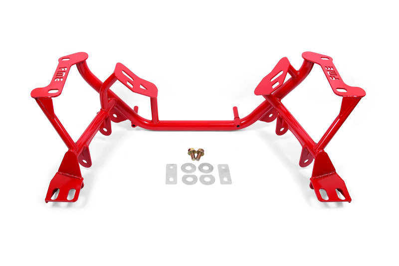 BMR Suspension - BMRKM741R - BMR 96-04 New Edge Mustang K-Member Standard Version / Coilover Version - Red - Shipped in Europe - Tuningsupply.com