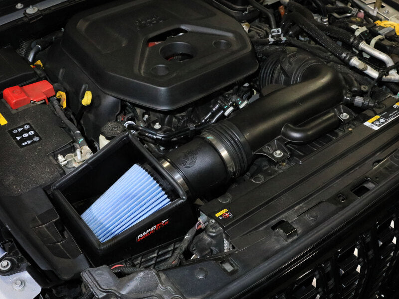 aFe 52-10021V - AFE52-10021V - aFe 24-26 Jeep Wrangler JL L4-2.0L Rapid Induction Cold Air Intake System w/ D2 Dura-Dry Filter - Shipped in Europe - Tuningsupply.com