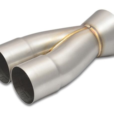 Vibrant 10359 - VIB10359 - Vibrant 2-1 SS Merge Collectors (2-1/2in Inlet Slipover ID 3-1/2in Outlet OD) - Sold Individually - Shipped in Europe - Tuningsupply.com